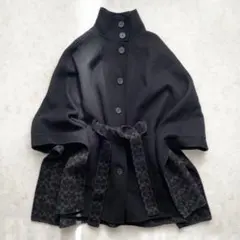 ⭐️【美品】コーチCOACH ウール ケープコート ブラック 2025年最新】コーチ ポンチョの人気アイテム - メルカリ