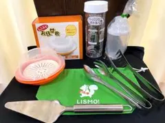 ドレッシングボトル&目盛付きシェーカーのセット [お役立ち調理器具のおまけ付き]のサムネイル