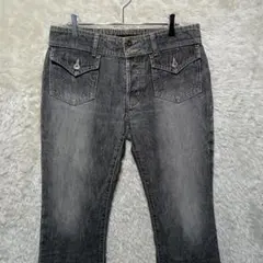 MORGAN HOMME フレアデニム モルガンオム M