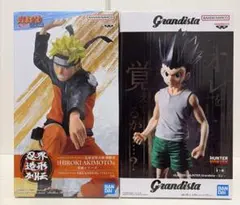 忍界造形列伝 うずまきナルト Grandista ゴン フィギュア2個セットのサムネイル