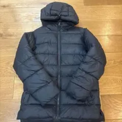 Columbia 黒 中綿ジャケット フード付き　130 218 WB1026