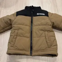 OUTDOOR 中綿ジャケット 100cm ベージュ・黒