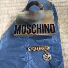 【未使用】MOSCHINO ゴールド ハートブローチ