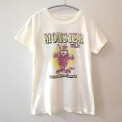 【即購入OK‼️訳あり価格】Tシャツ　半袖　白　プリント　薄手　夏