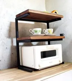 アイアントースターラック、角パイプ仕様、白 - メルカリ
