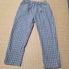 MPS チェック柄 ロングパンツ 130㎝