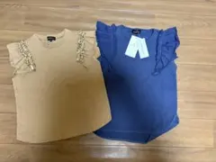 グリーンレーベルリラクシング⭐︎Tシャツ2枚セット(ネイビーはタグ付き新品)