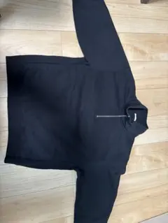 GU 黒 ハーフジップ スウェット