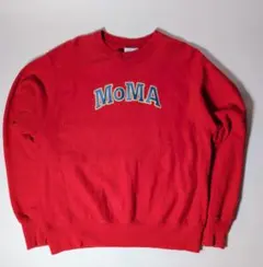 【美品】MoMA Design × Champion リバースウィーブ 赤 M