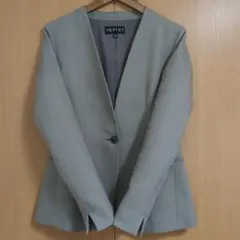 （成約済）INDIVI ノーカラージャケット