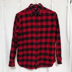 UNIQLO キッズ 長袖シャツ チェック 150