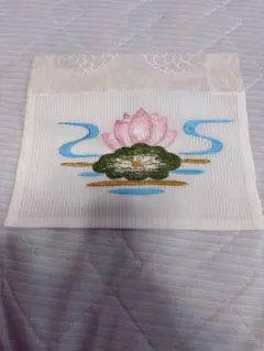 불교 제단 경문 책상 깔개 연꽃 자수