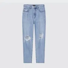 美品 小柄さん UNIQLO JEANS ユニクロ ダメージジーンズ