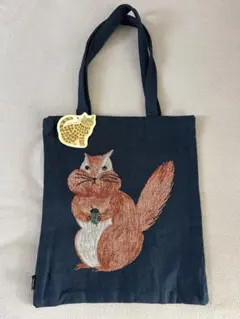松尾ミユキ リス刺繍トートバッグのサムネイル