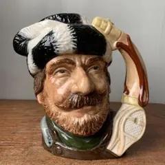 英国　イギリス製　ロイヤルドルトン　トビージャグ　ビンテージ　ハンドペイント ロイヤルドルトンのアンティークのトビージャグ、Long John