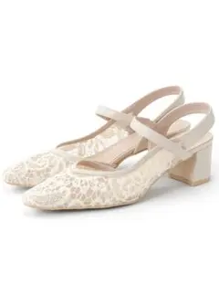 GRL グレイル レースストラップパンプス[gd1517]