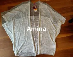 未使用 チャイハネ Amina アミアミカーデ バイカラー カーディガンのサムネイル