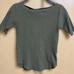 値下げ　ADAM ET ROPÉ オリーブグリーン 半袖Tシャツ