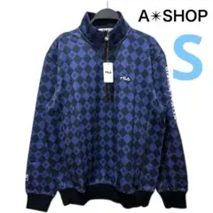 新品タグ 訳あり FILA ハーフジップ ゴルフウェア トレーナー グリーン S