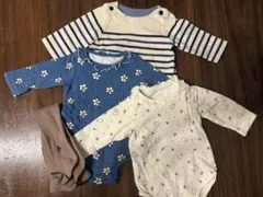 ベビー服　PETIT BATEAU ミッフィー 上着3点　タイツ1点　合計4点