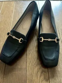 Oriental Traffic 黒ビットローファー 美品 ローヒール　24cm