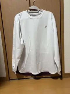 asics ホワイト 長袖シャツ XL