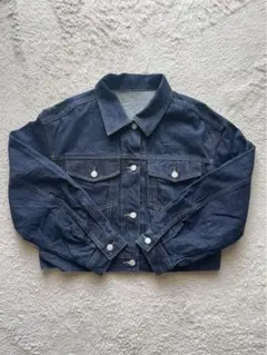 GU ダークブルー デニムジャケット Lサイズ