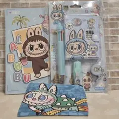 labubu ラブブ　 文房具セット&ポーチ付き