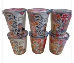 日清 みそきん 濃厚味噌 辛味噌 カップ麺 6個セットのサムネイル