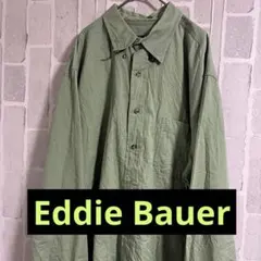 エディーバウアー 長袖シャツ XL グリーン