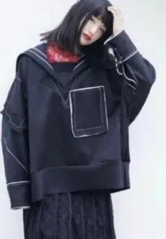 オーム　Ω セーラー服　あのちゃん OUM 黒　地雷　バルムング　BALMUNG Ω oum オームの通販と買取。古着屋ANTON。
