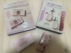 hana by hince トリプルアイパレット　コーラルヘイズ　 VOCE付録のサムネイル