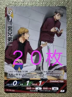 Vジャンプ 2026年4月号 ハイキュー バボカ 宮兄弟 20枚セット