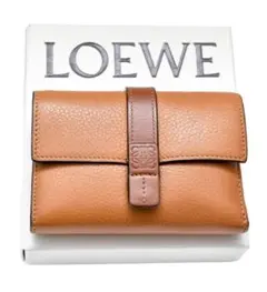 ロエベ LOEWE スモール バーティカル ウォレット 三つ折り財布