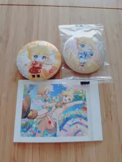 プロセカ 缶バッジ等 3セット