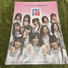 AOKI AKB48 オリジナルクリアファイル