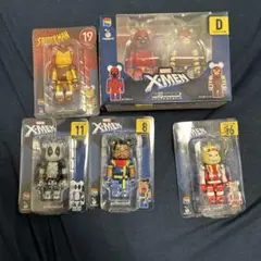 ベアブリック マーベル X-MEN MEDICOMTOY ハッピーくじ　セット