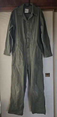 80's ビンテージ▽ オランダ軍 ミリタリー つなぎ オールインワン KL