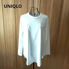 UNIQLO　ユニクロ　スムースコットンシャツテール長袖Ｔ