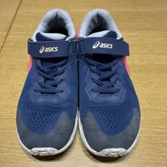 ASICS キッズ スニーカー ネイビー/ピンク23cm