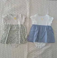 べべ　ロンパース　2点セット　まとめ売り