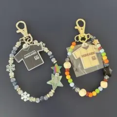 北海道日本ハムファイターズ　ユニフォームビーズキーチェーン　万波中正