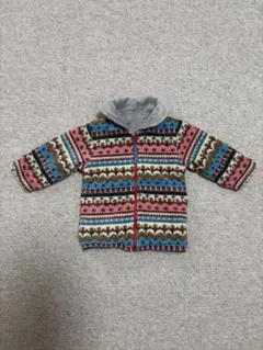 80サイズ　リバーシブルフリースジャケット