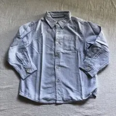 L.L.Bean ストライプシャツ　M5-6