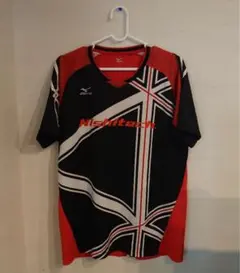 MIZUNOバドミントンシャツ日本ユニシス限定モデル ユニフォーム Lサイズ半袖