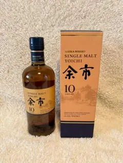 【値下げ】余市10年 化粧箱あり　ニッカウヰスキーのサムネイル