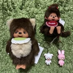 セキグチ モンチッチ 黒 白 2体セット 約20cm ぬいぐるみ | Mercari