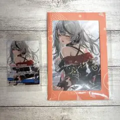 ホロライブ　沙花叉３周年記念グッズ ホロカ・直筆メッセージカード