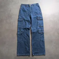 【日本未上陸】PRIMARK デニムカーゴパンツ Y2K