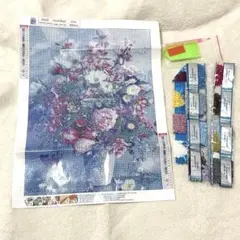 ☆ G-watanabe 121 ダイヤモンドビーズ絵画 30×42ｃｍ